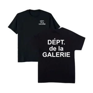 Dept De La Galerie Front And Back Print T shirt